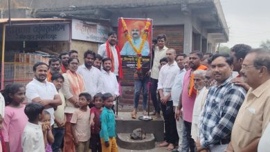 माहूर शहरात दिवंगत शिवसेना शहर प्रमुख निरधारी जाधव यांना श्रद्धांजली !.