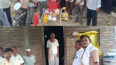 प्रशांत राठोड यांचे कडून आपादग्रस्तांना कीटचे वाटप.