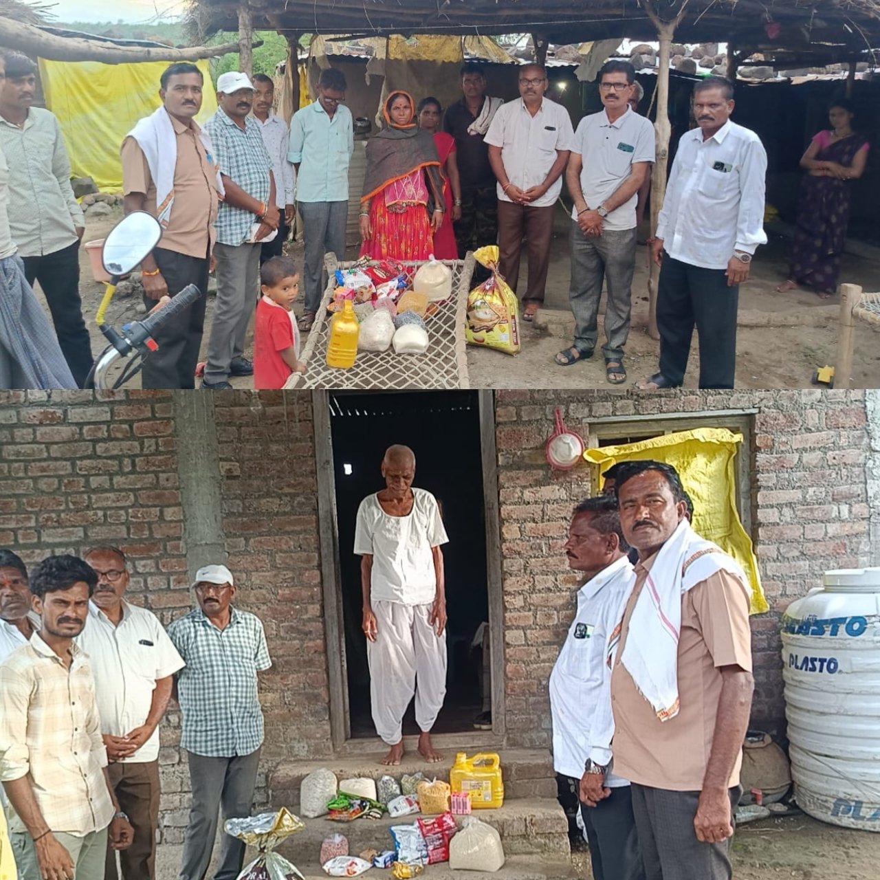 प्रशांत राठोड यांचे कडून आपादग्रस्तांना कीटचे वाटप.