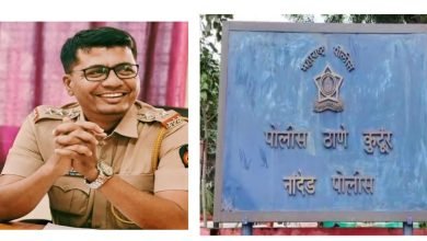 कूंटूर ठाण्याचा सपोनी विशाल भोसले यांनी पदभार स्वीकारला .