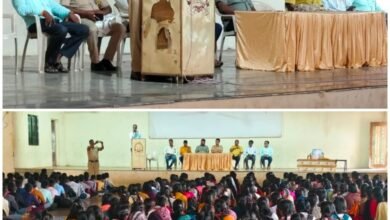 अंमली पदार्थ विरोधी दिनानिमित्त विद्यार्थ्यांमध्ये जनजागृती; कुंटूर पोलिसांचा स्तुत्य उपक्रम.
