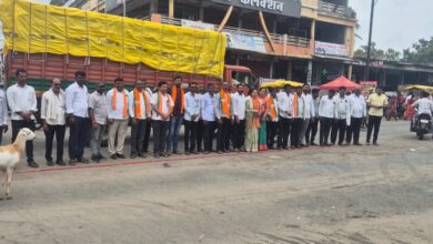 भाजपा प्रदेशाध्यक्षपदी आ.रवींद्र चव्हाण यांची निवड झाल्याबद्दल नायगावात जिल्लोष.