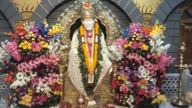 गुरुपौर्णिमा निमित्ताने श्री साईबाबा मंदिरात विविध कार्यक्रमाचे आयोजन.