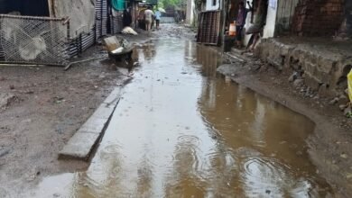 गुंडवळ गावातील रस्त्यांचे बेहाल   दिवसा चिखलाचे साम्राज्य तर रात्री अंधार नागरिकांचा जीव धोक्यात .
