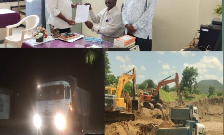 मुरुमाचे भरमसाठ उत्खनन कार्यवाही नाही ।. मुरुमाचे भरमसाठ उत्खनन कार्यवाही नाही ।.