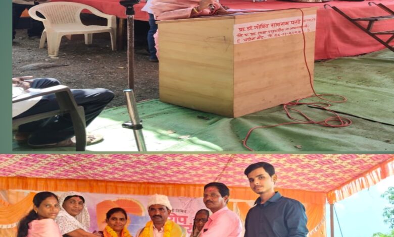 राजु सर यांनी विद्यार्थी घडवण्याचे कार्य केले- सौ. संगिताताई परडे. राजु सर यांनी विद्यार्थी घडवण्याचे कार्य केले- सौ. संगिताताई परडे.