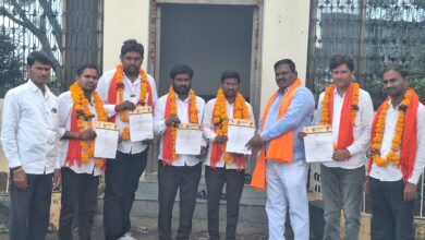 छावा मराठा संघटनेच्या नायगाव तालुका अध्यक्षपदी बेलकर, जिल्हाध्यक्षपदी डोईफोडे, ; तर मराठवाडा कार्याध्यक्षपदी हंबर्डे, युवा अध्यक्षपदी शिंदे व शहराध्यक्षपदी ढगे यांची सर्वानुमते निवड.