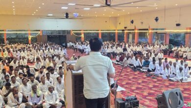 नायगाव तालुका काँग्रेस आढावा बैठक संपन्न. ; सामान्य कार्यकर्त्याला विजयश्री मिळवून देणे — हेच स्वर्गीय खासदार वसंतराव चव्हाण साहेबांना खरी श्रद्धांजली : खासदार रवींद्र चव्हाण.