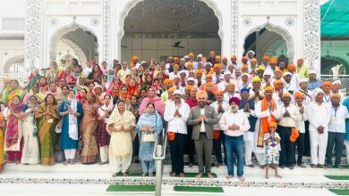 संत नामदेव घुमान सद्भावना यात्रा गुरुनगरी नांदेड येथे परतली.. पंजाब-हरियाणा-दिल्ली-हिमाचलचा दौरा पूर्ण : नानक साई फाऊंडेशन च्या उपक्रमाचे नांदेड मध्ये उस्फुत स्वागत.. 