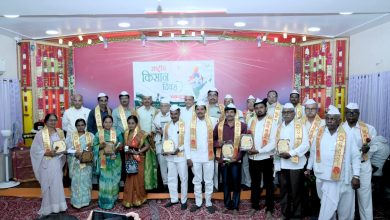 ब्रह्मकुमारीज वसंत नगर नांदेड येथे राष्ट्रीय किसान दिन साजरा. ; शेतकऱ्यांच्या अडचणी सोडवून त्यांना मदत करणे हीच शेतकऱ्यांप्रती शुभकामना होय. ब्र.कु. संतोषदीदी.