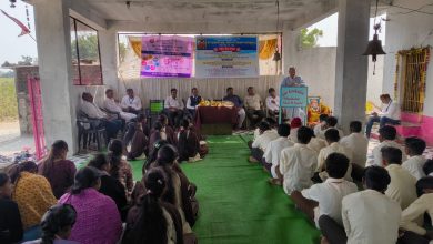 शाश्वत विकासासाठी युवक – जलसंधारण व्यवस्थापन आणि ओसाड भूमी विकास शिबीराचे जग्गुनाईक तांडा येथे उद्घाटन संपन्न.