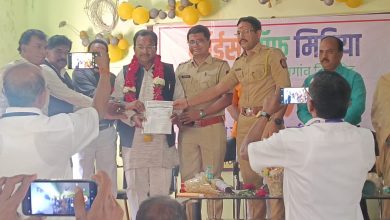 दर्पणकार बाळशास्त्री जांभेकर राज्यस्तरीय पुरस्कारासाठी बाळासाहेब पांडे यांची निवड.