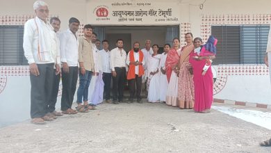 लोकशाहीच्या अधिकाराचा जनतेतून इशारा! ;टेंभुर्णीत गावकऱ्यांनीच केले आयुष्यमान आरोग्य मंदिराचे उद्घाटन.
