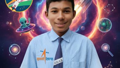 इस्रोच्या भेटीसाठी अर्जुन पवार ची निवड .