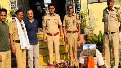 कुंटूर पोलिसांची अवैध देशी दारू व शिंदी विक्री करणाऱ्यावर दोघांवर कारवाई.