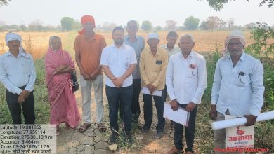 शेतात जाण्याच्या रस्त्याच्या वाद तहसीलदार जगताप यांनी काढला निकाली!.