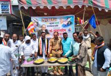 नायगाव शहरात डॉ. बाबासाहेब आंबेडकर जयंतीनिमित्त भव्य अन्नदान.