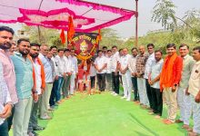 महात्मा बसवेश्वर महाराज जयंती नायगावात उत्साहात साजरी.