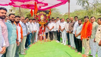 महात्मा बसवेश्वर महाराज जयंती नायगावात उत्साहात साजरी.