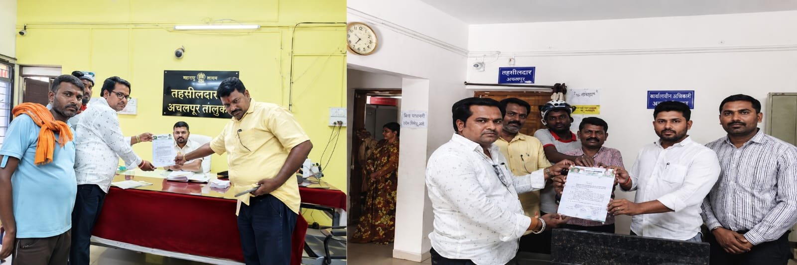 माहूर शहरातील विविध समस्या तातडीने सोडवा अन्यथा बेमुदत आमरण उपोषण ; कॉंग्रेस तालुकाध्यक्ष आनंद पाटील तुपदाळे यांचे तहसीलदार व मुख्याधिकारी यांना निवेदन.